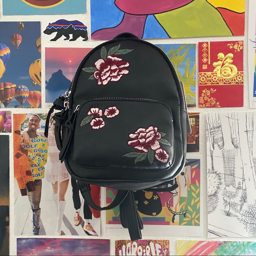 floral mini backpack